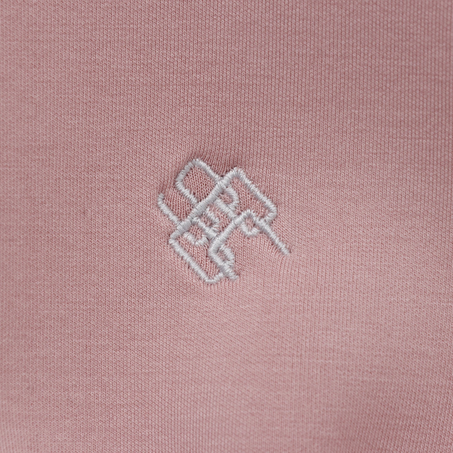 Spatty cot. Marshmallow Half zip Sweat(ピンク)