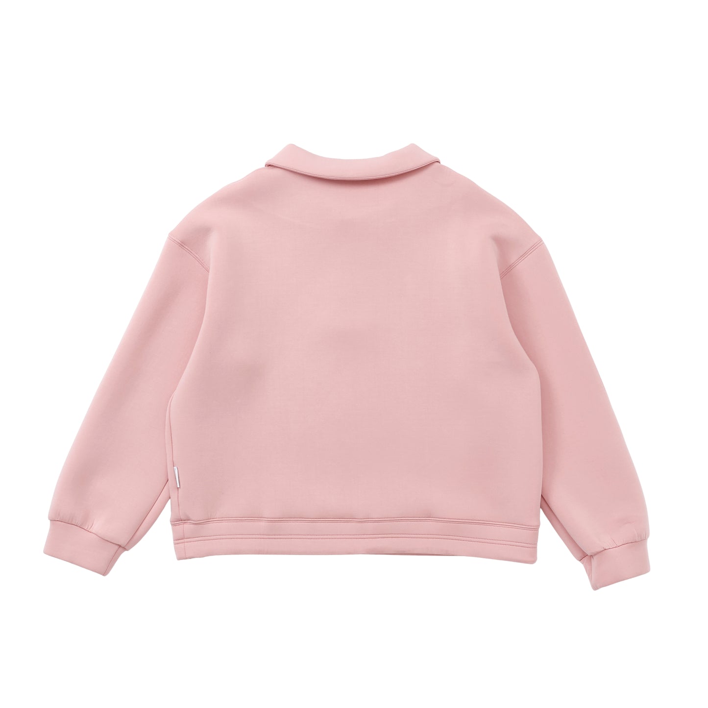Spatty cot. Marshmallow Half zip Sweat(ピンク)