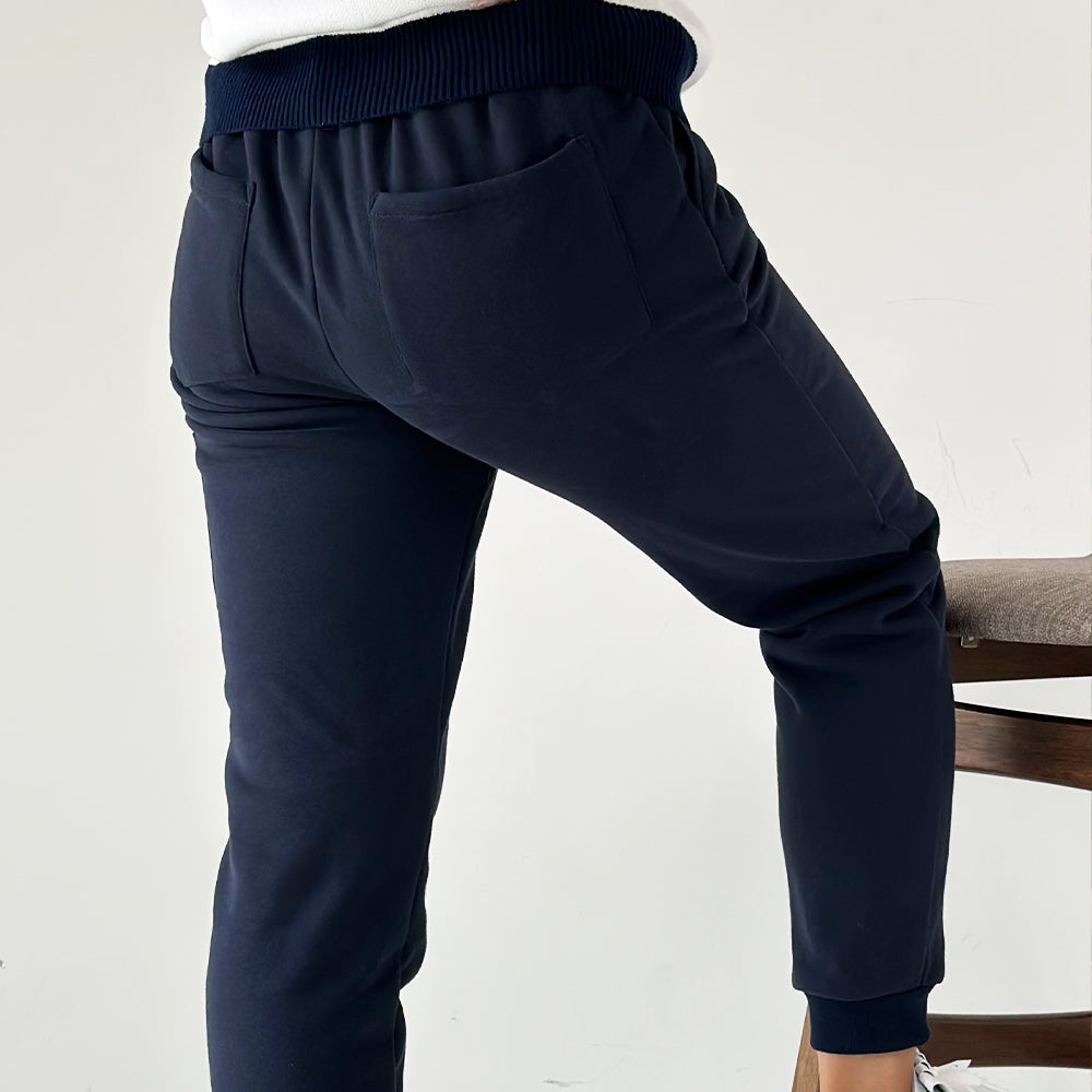 Spatty cot. Jogger pants