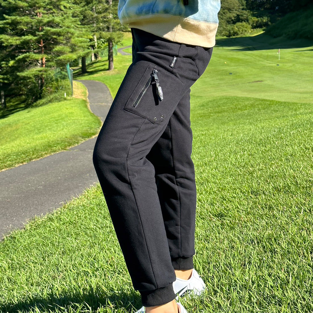 Spatty cot. Jogger pants