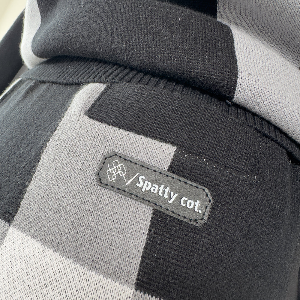 Spatty cot. Plaid Set up