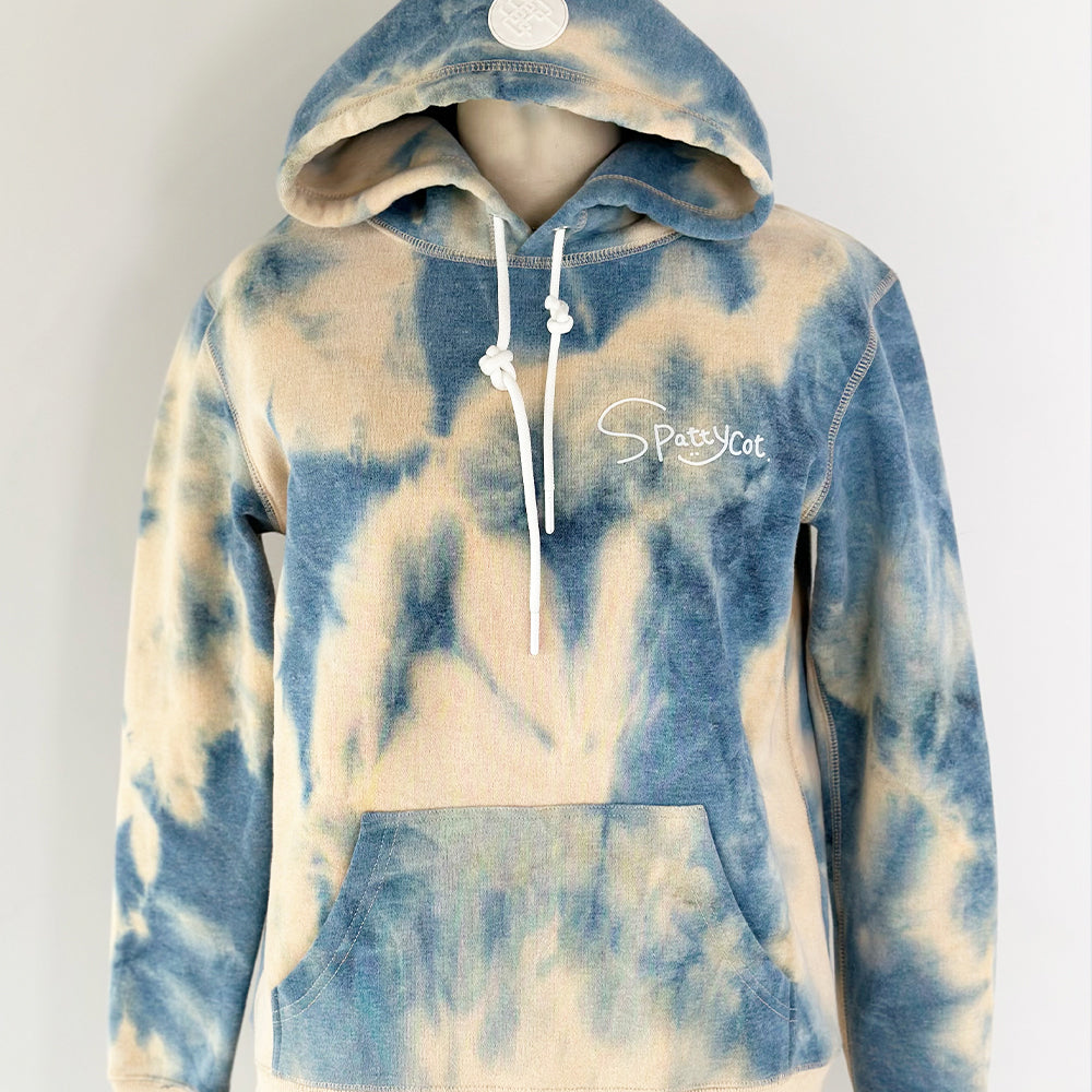 Spatty cot. Tie dye hoodie