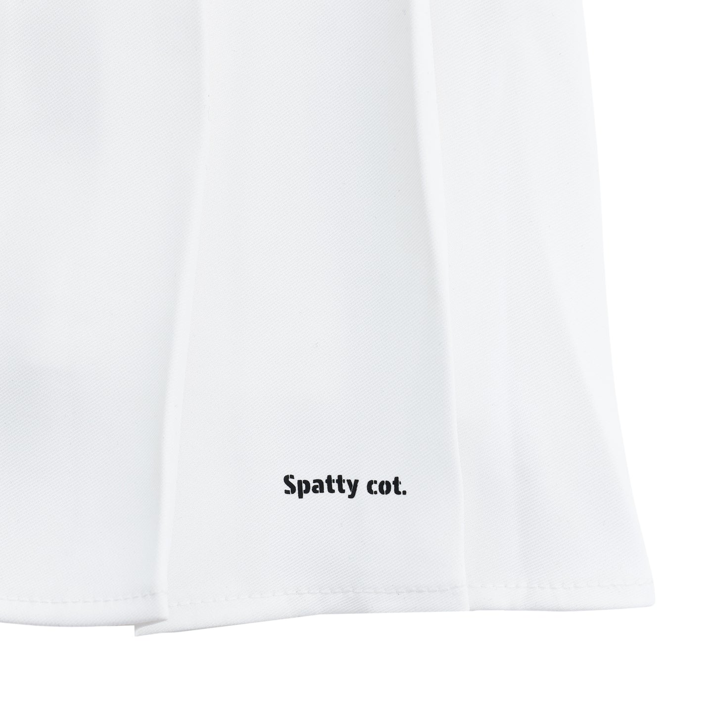 Spatty cot. Pleats Skirt -off white-［プリーツスカート オフホワイト］