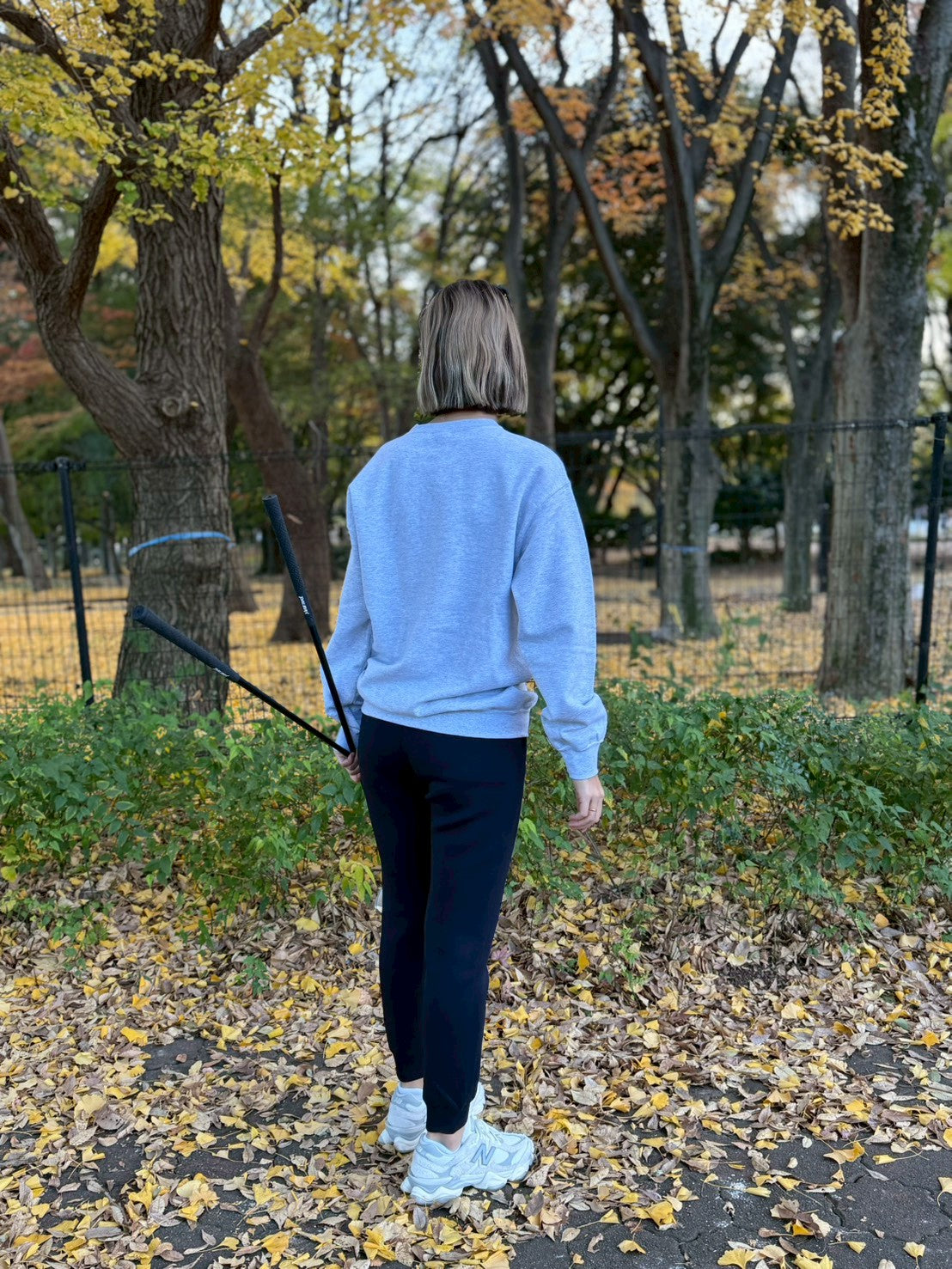 Spatty cot. Unisex Vintage Crew（グレー）