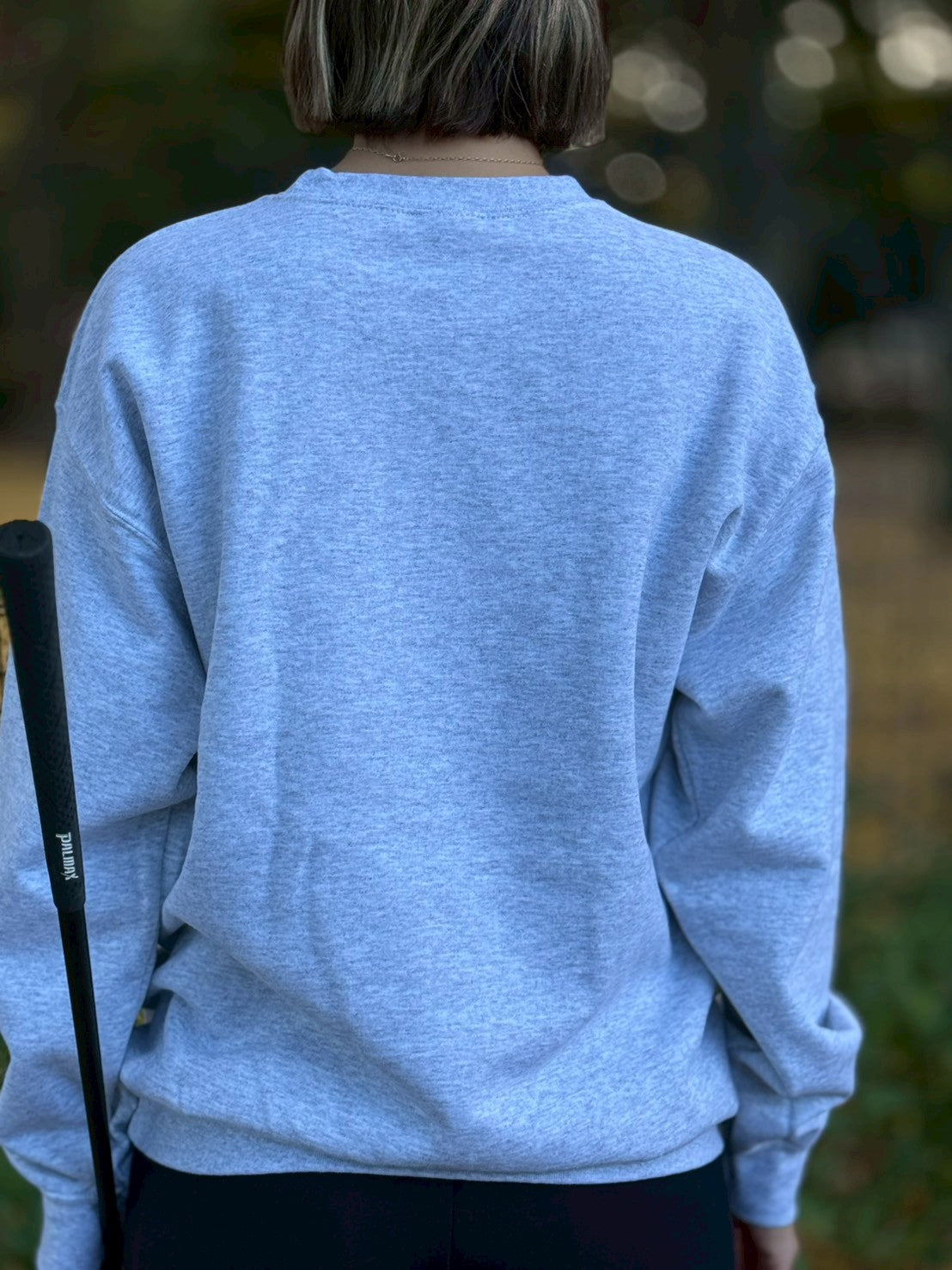 Spatty cot. Unisex Vintage Crew（グレー）