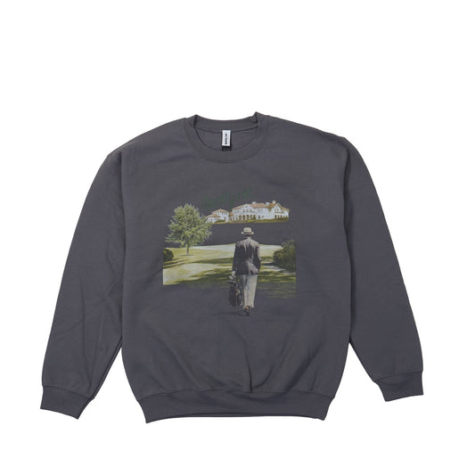 Spatty cot. Unisex Vintage Crew（チャコール）