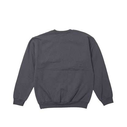 Spatty cot. Unisex Vintage Crew（チャコール）